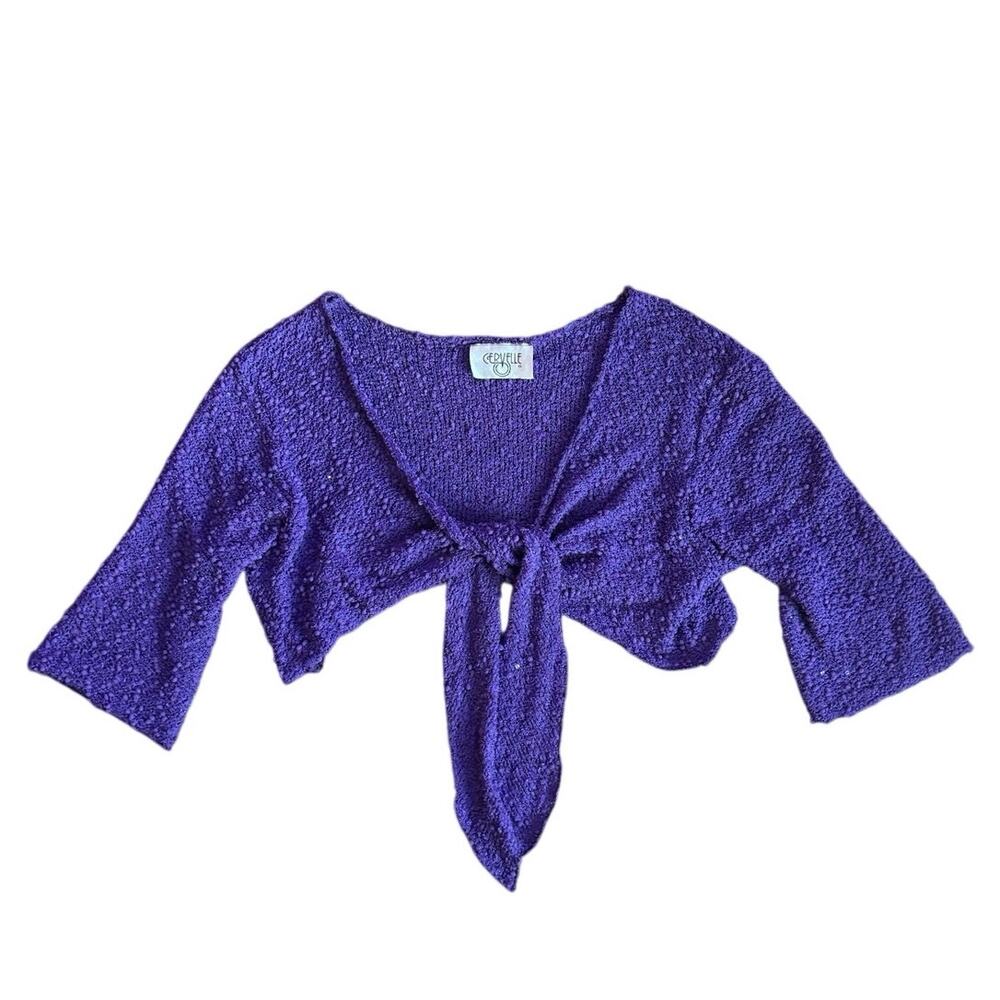 Vintage sequin knit shrug